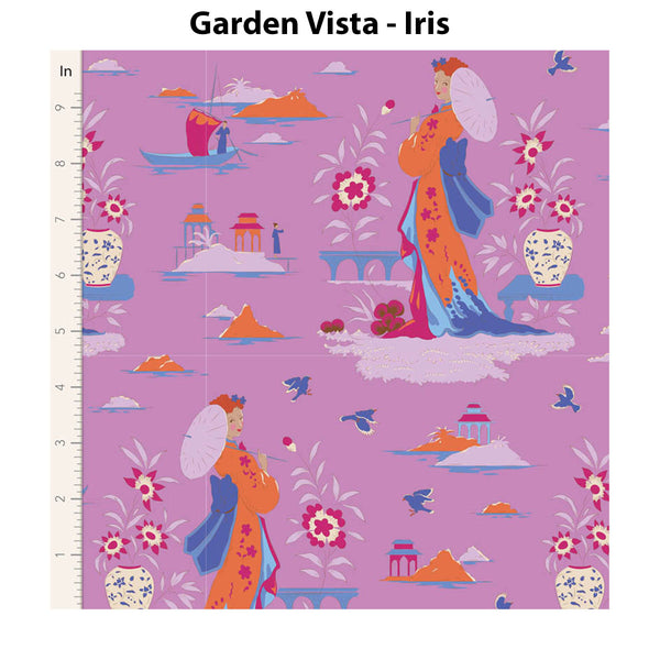 Tilda - BLOOMSVILLE COLLECTION - Garden Vista - Iris