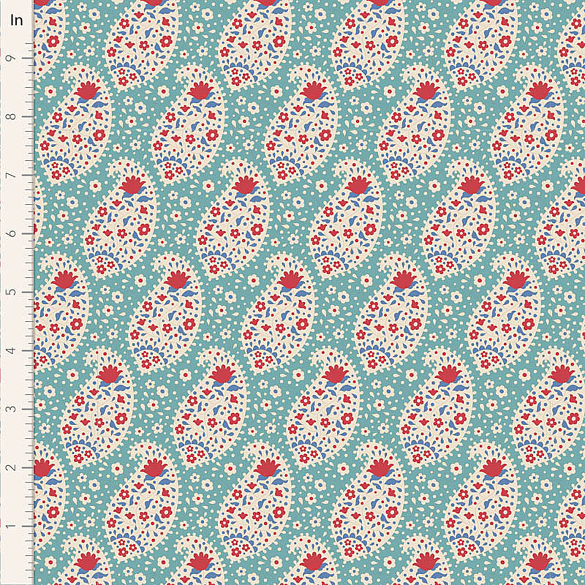 Tilda - JUBILEE - Teardrop - Teal 100556
