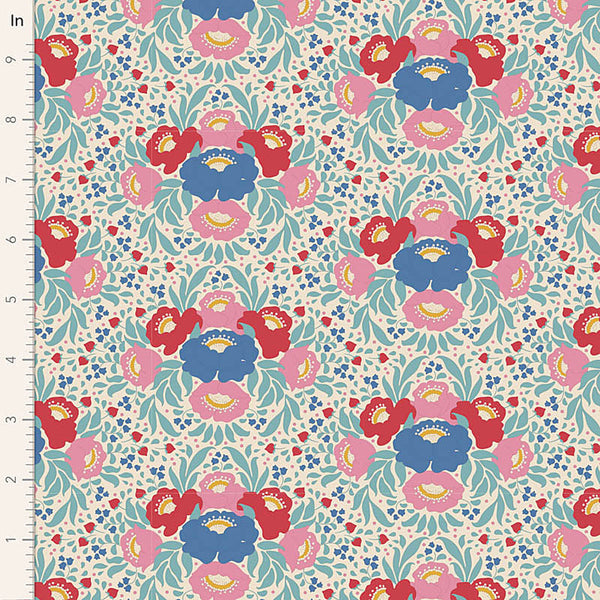 Tilda - JUBILEE - Autumn Bouquet  - Teal 100558