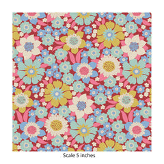 Tilda - WALLFLOWER - Lauren Burgundy # 100602