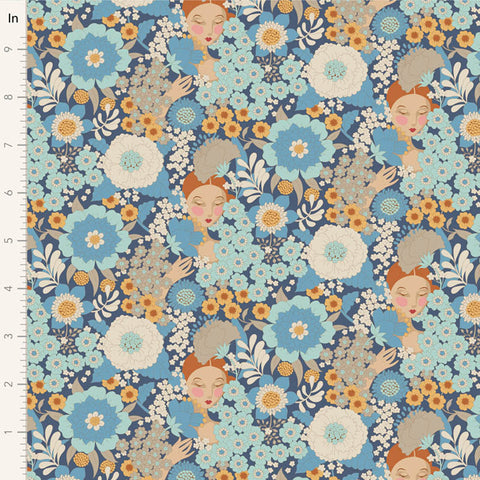 Tilda - WALLFLOWER - Wallflower Blue # 100607
