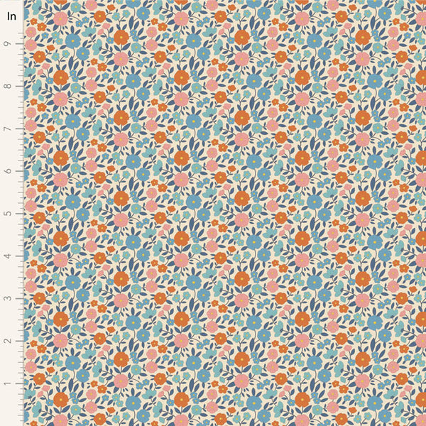 Tilda - WALLFLOWER - Janice Blue # 100615