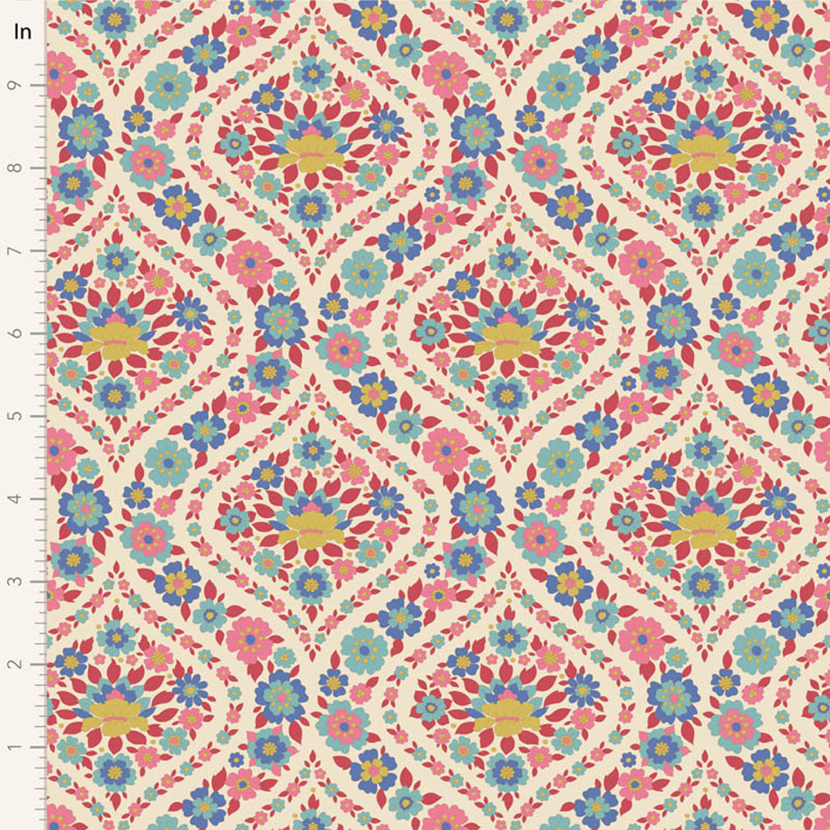 Tilda - WALLFLOWER - Bianca Red # 100618