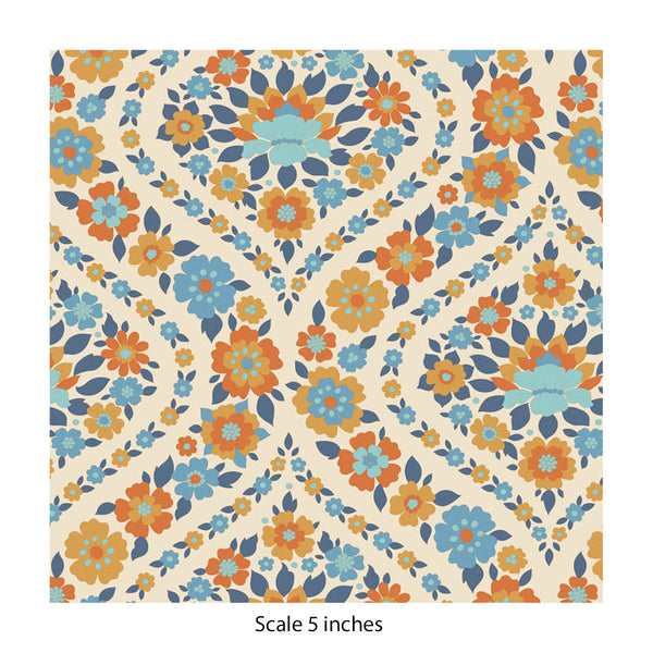 Tilda - WALLFLOWER - Bianca Blue # 100619