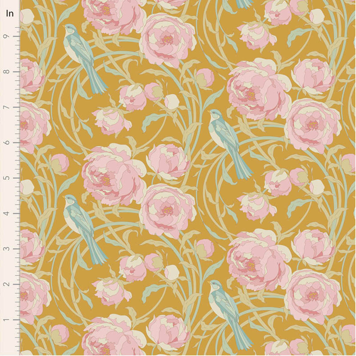 Tilda - SONGBIRD - CORA Mustard #100657
