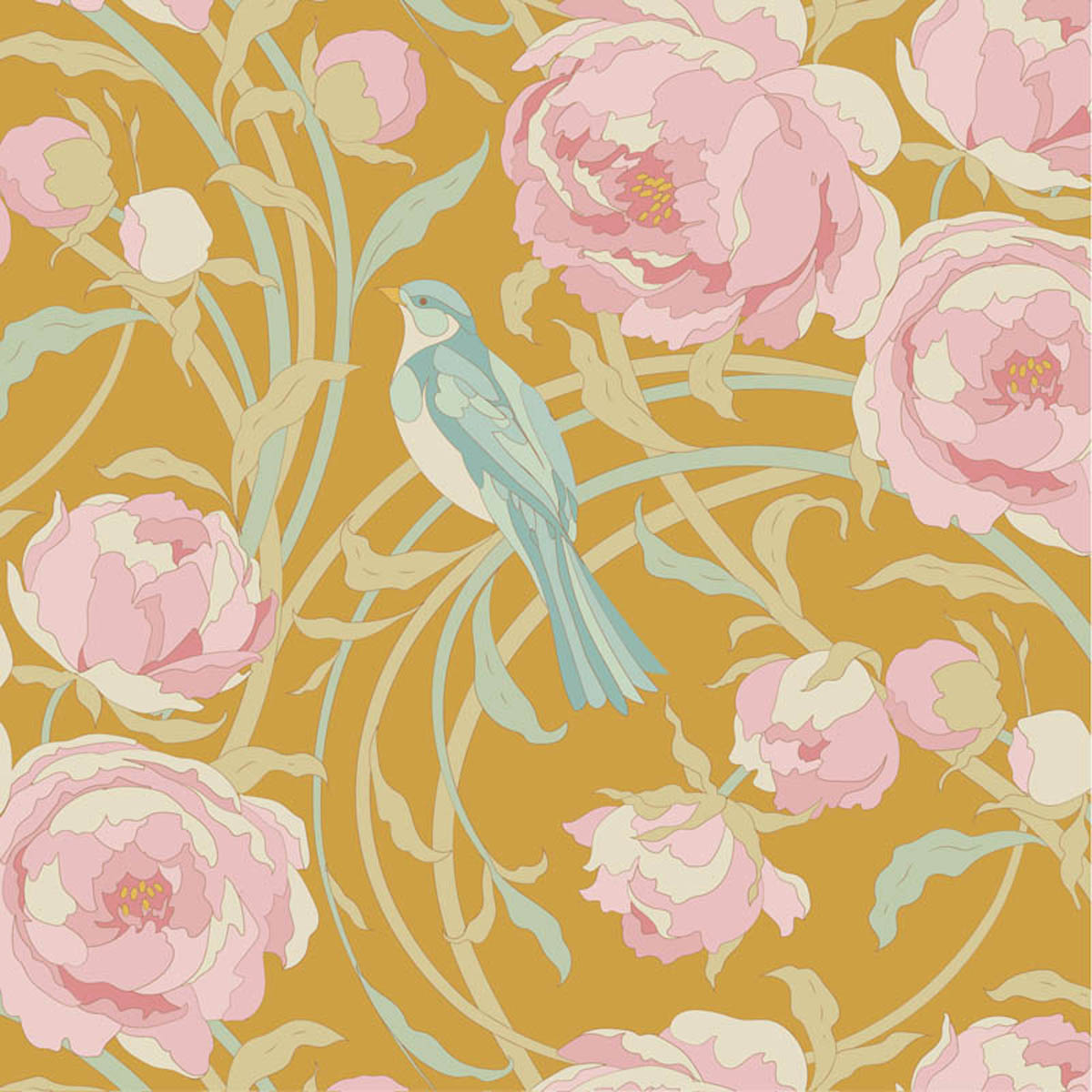 Tilda - SONGBIRD - CORA Mustard #100657