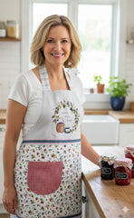 PB/ Homemade Happiness 100% Cotton Apron Panel -  Blackberries PB4801PA