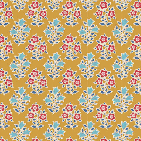 Tilda - JUBILEE - Farm Flowers  - Mustard 110098