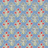 Tilda - JUBILEE - Farm Flowers  - Light Blue 110100