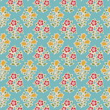 Tilda - JUBILEE - Farm Flowers  - Teal 110103