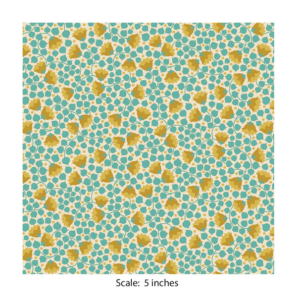 Tilda - WALLFLOWER BLENDER - Bellflower Teal #110126