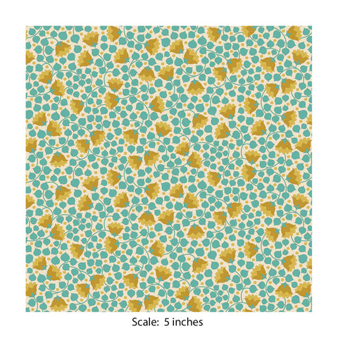 Tilda - WALLFLOWER BLENDER - Bellflower Teal #110126