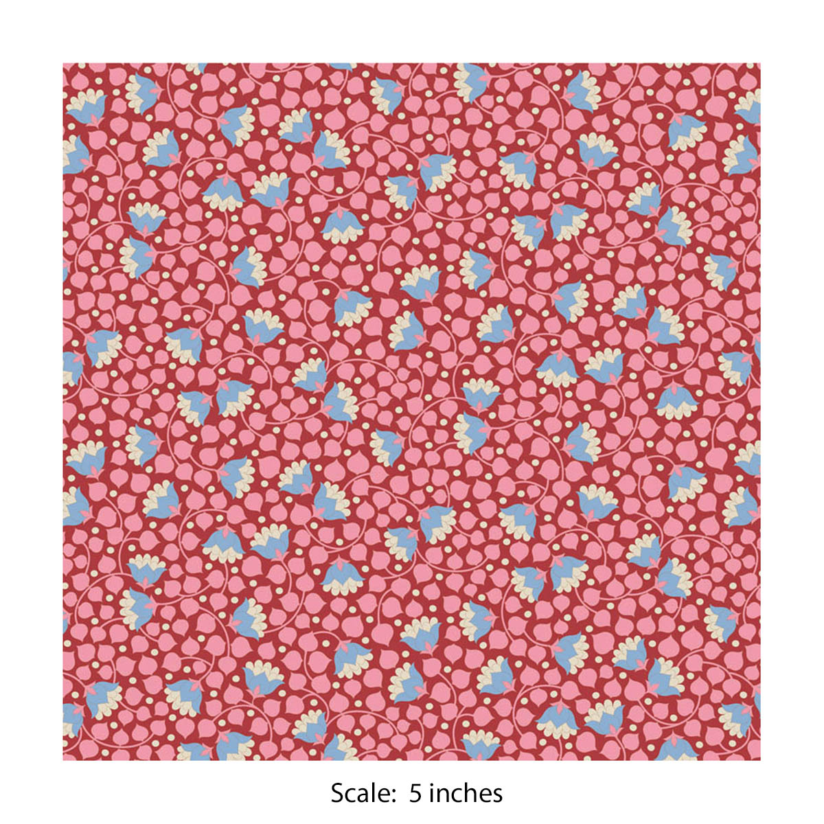 Tilda - WALLFLOWER BLENDER - Bellflower Pink #110129