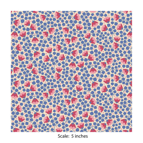 Tilda - WALLFLOWER BLENDER - Bellflower Denim #110131