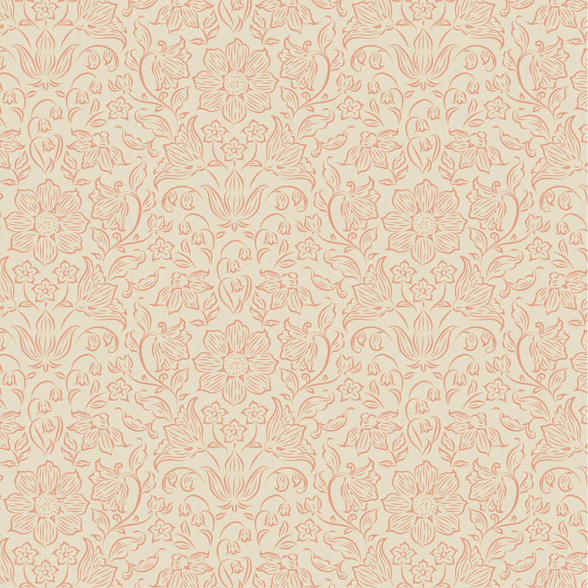 Tilda - SONGBIRD BLENDER - LILA Peach 110150
