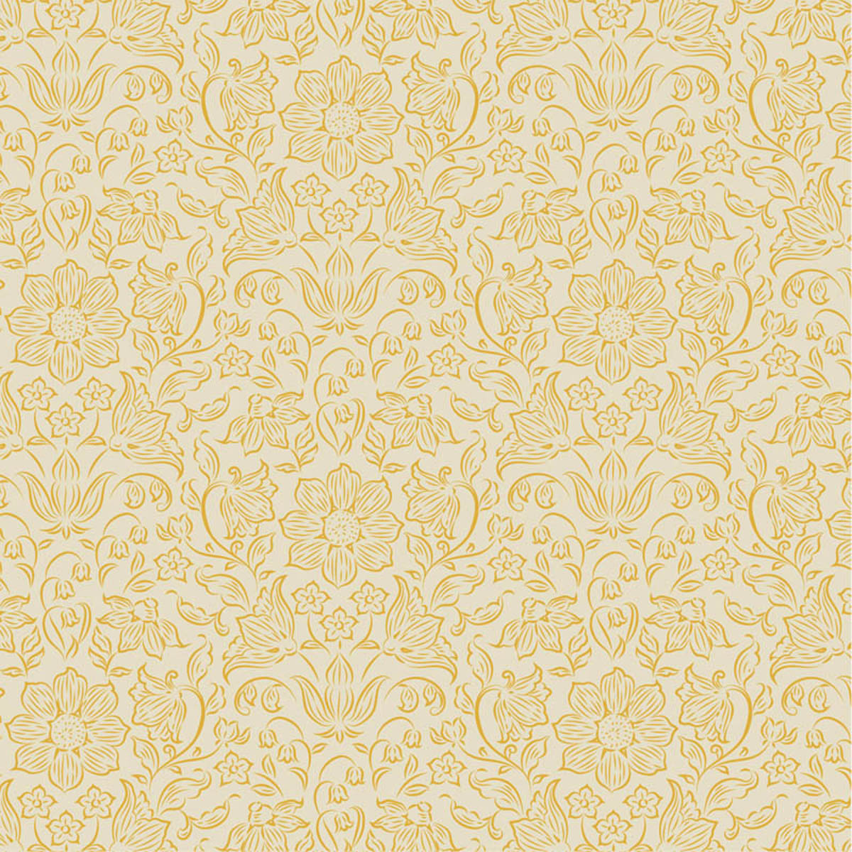 Tilda - SONGBIRD BLENDER - LILA Lt Yellow 110159