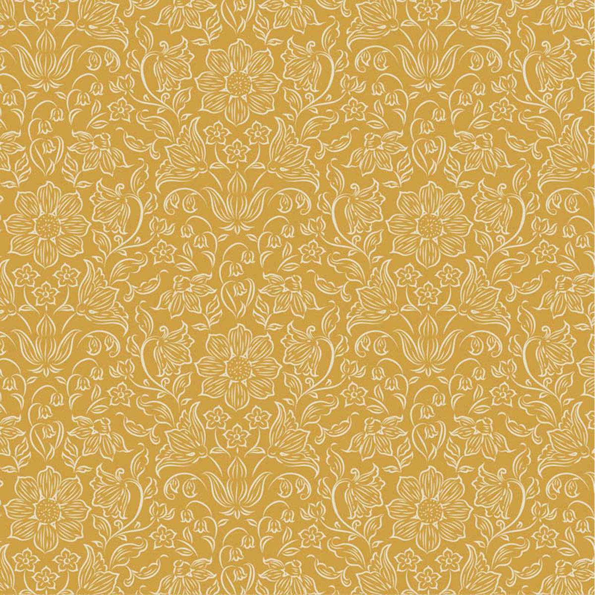 Tilda - SONGBIRD BLENDER - LILA Mustard 110161