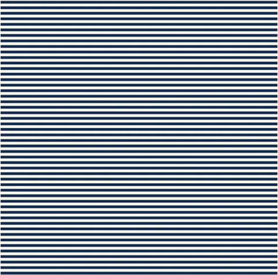 D/F Devonstone Fundamentals - 1/8" Stripe Navy & Cream DV2807