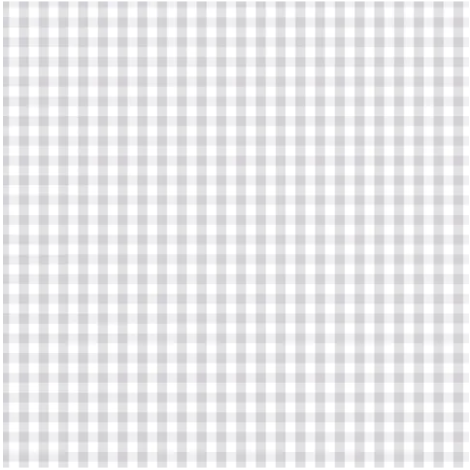 D/F Devonstone Fundamentals - Small 1/4" Check Silver Gum Grey DV2834