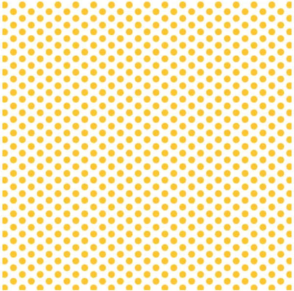 D/F Devonstone Fundamentals - Small 1/4” Polka Dots Sunnyside Yellow DV2838