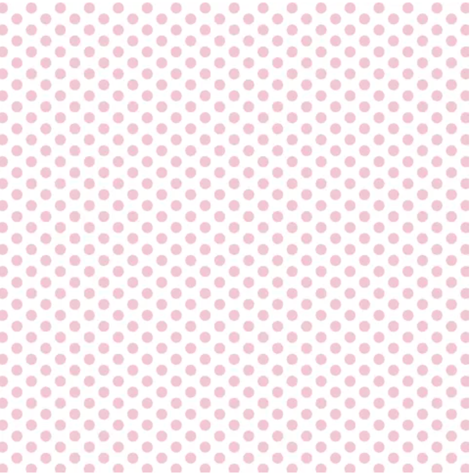 D/F Devonstone Fundamentals - Small 1/4” Polka Dots Lt Petal Pink DV2853
