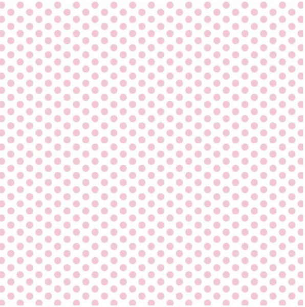 D/F Devonstone Fundamentals - Small 1/4” Polka Dots Lt Petal Pink DV2853