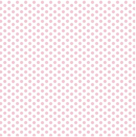 D/F Devonstone Fundamentals - Small 1/4” Polka Dots Lt Petal Pink DV2853