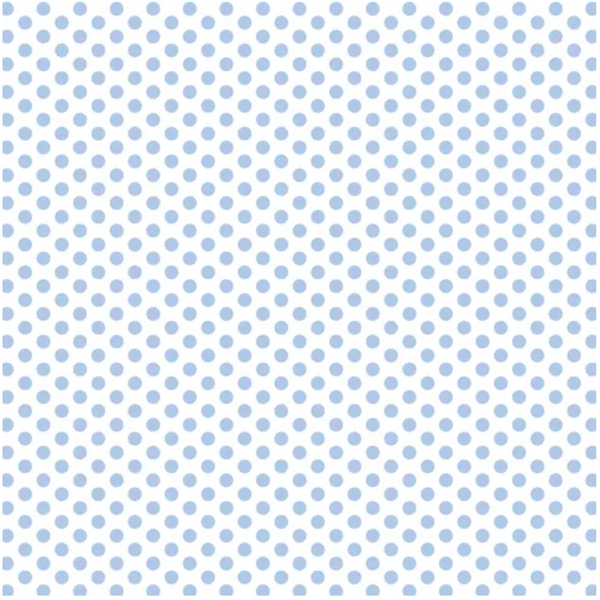 D/F Devonstone Fundamentals - Small Polka Dots Partly Cloudy Blue DV2858