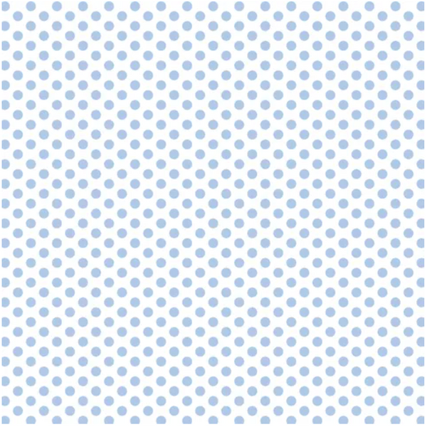 D/F Devonstone Fundamentals - Small 1/4” Polka Dots Partly Cloudy Blue DV2858