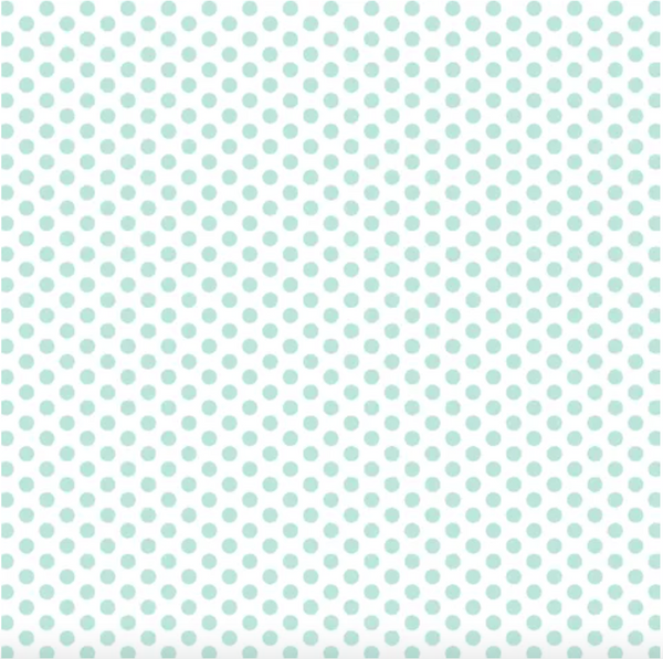 D/F Devonstone Fundamentals - Small 1/4” Polka Dots Seafoam DV2873