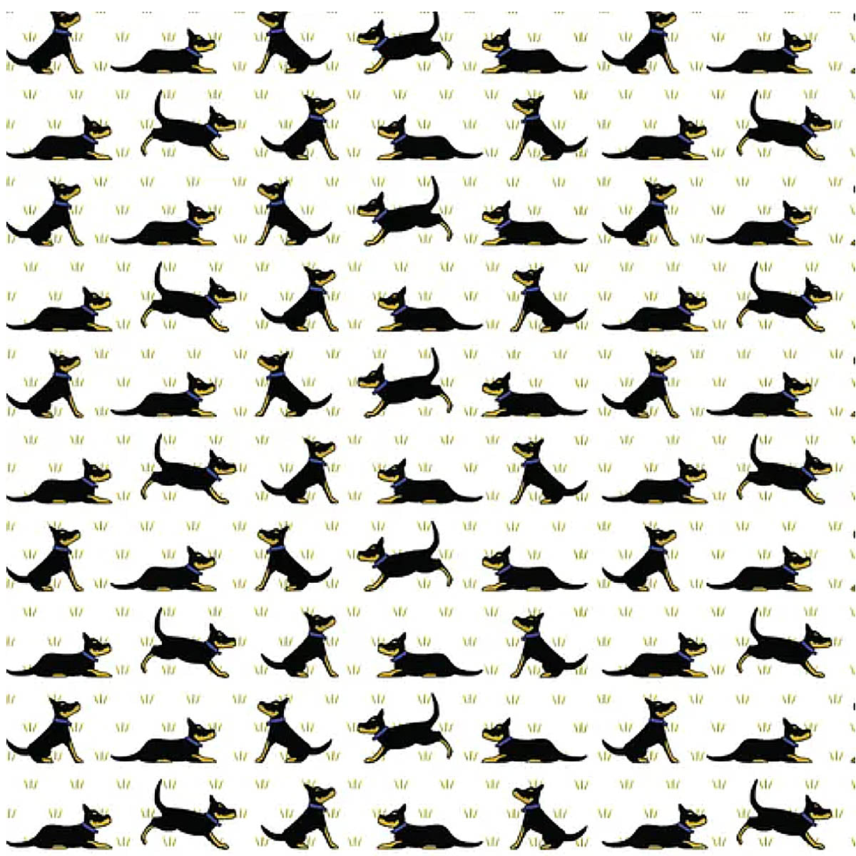 D/RT RED TRACTOR COLLECTION - Kelpie Dogs (small pattern) DV54754