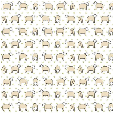 D/RT RED TRACTOR COLLECTION - Sheep White (small pattern) DV54760
