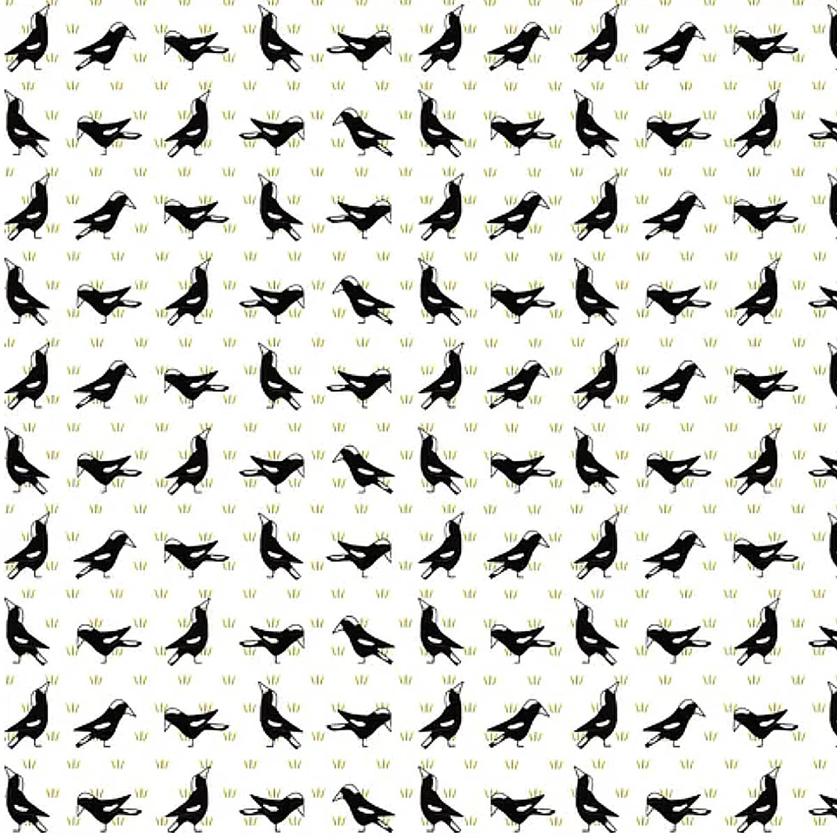 D/RT RED TRACTOR COLLECTION - Magpies White (small pattern) DV54762