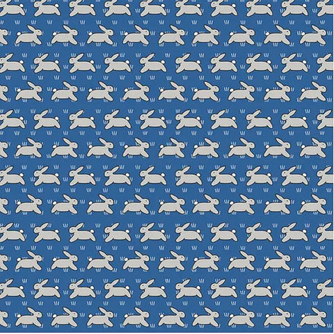 D/RT RED TRACTOR COLLECTION - Rabbits Blue (small pattern) DV54767