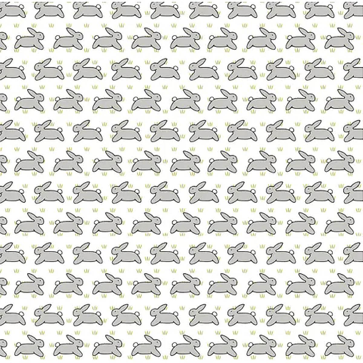 D/RT RED TRACTOR COLLECTION - Rabbits White (small pattern) DV54768