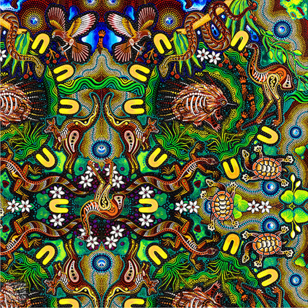 Greedy Echidna - by Aboriginal artists Chern'ee, Brooke and Jessee Sutton