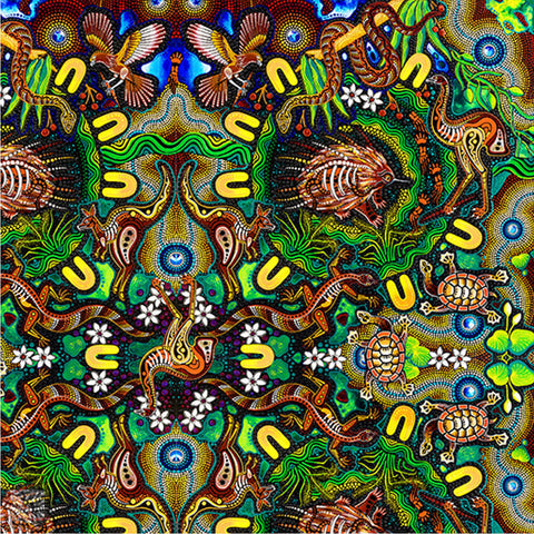 Greedy Echidna - by Aboriginal artists Chern'ee, Brooke and Jessee Sutton