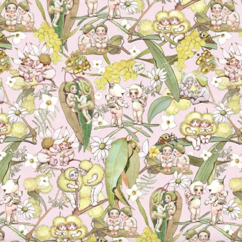 May Gibbs - GOSSIPING GUMNUTS - Pink - MG1000