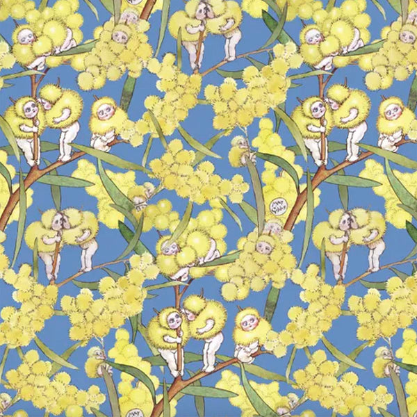 May Gibbs - BLOSSOM BABIES - Blue - MG1003