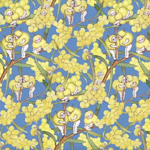 May Gibbs - BLOSSOM BABIES - Blue - MG1003