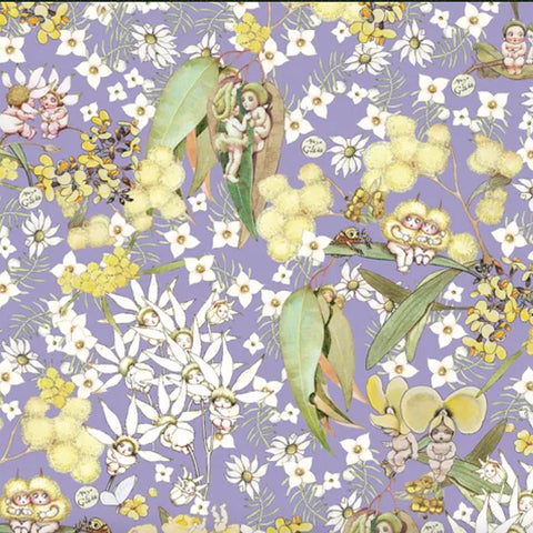 May Gibbs - GUMNUT GOSSIPS - Lavender - MG1007