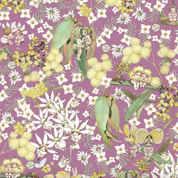 May Gibbs - GUMNUT GOSSIPS - Mauve - MG1008