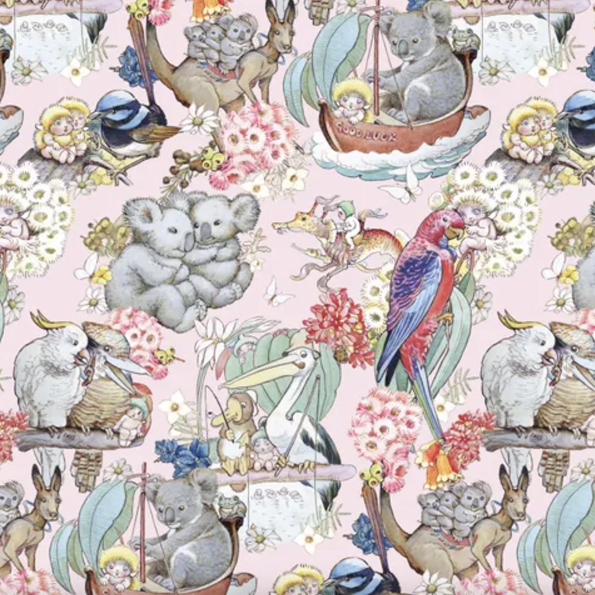 May Gibbs - GUMNUT ADVENTURES - Pink - MG1010