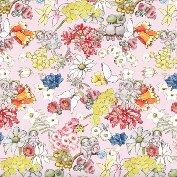 May Gibbs - GUMNUT FRIENDS - Pink - MG1016