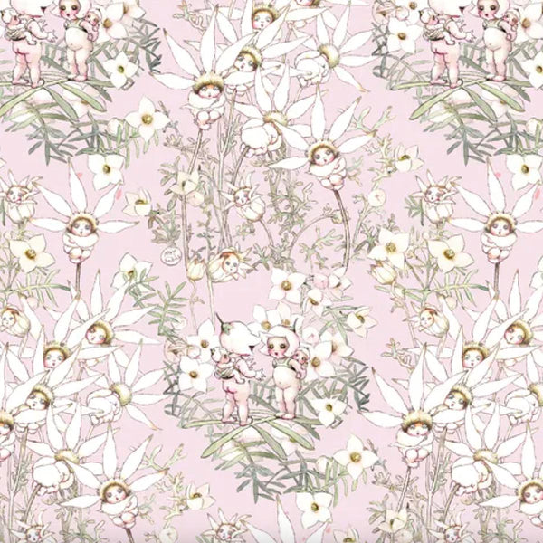 May Gibbs - PASTEL FLOWERS - Pink - MG10120
