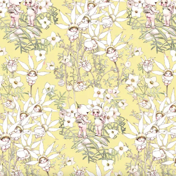 May Gibbs - PASTEL FLOWERS - Yellow - MG10121