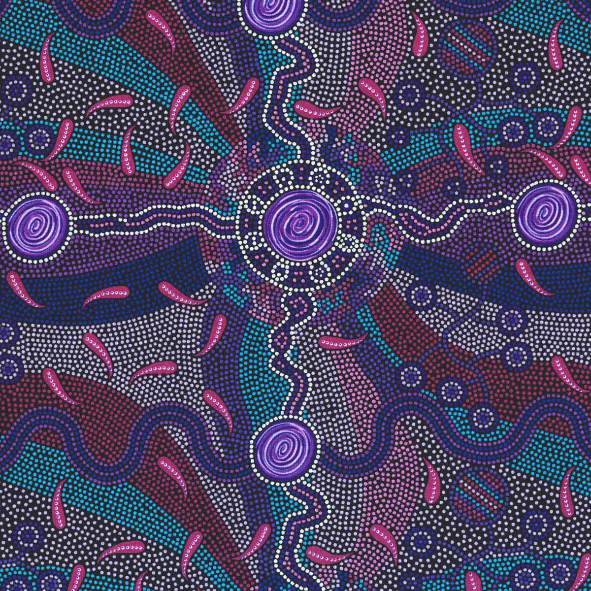 ROARING FORTIES PURPLE by Aboriginal Artist Greg Matthews