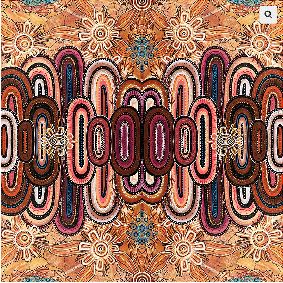 Mountains Ntia Purrku - by Aboriginal artists Chern'ee, Brooke and Jessee Sutton