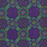 WILDFLOWERS & BUSH TUCKERS PURPLE by Aboriginal Artist CHRISTINE DOOLAN