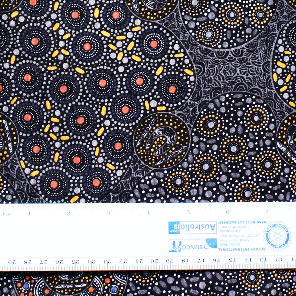 WOMEN COLLECTING WATER YELLOW by Aboriginal Artist CHRISTINE DOOLAN